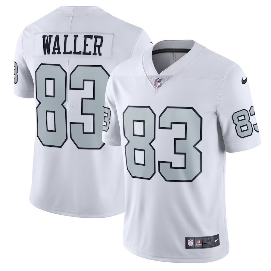 Men Las Vegas Raiders #83 Darren Waller Nike White Alternate Vapor Limited NFL Jersey->oakland raiders->NFL Jersey